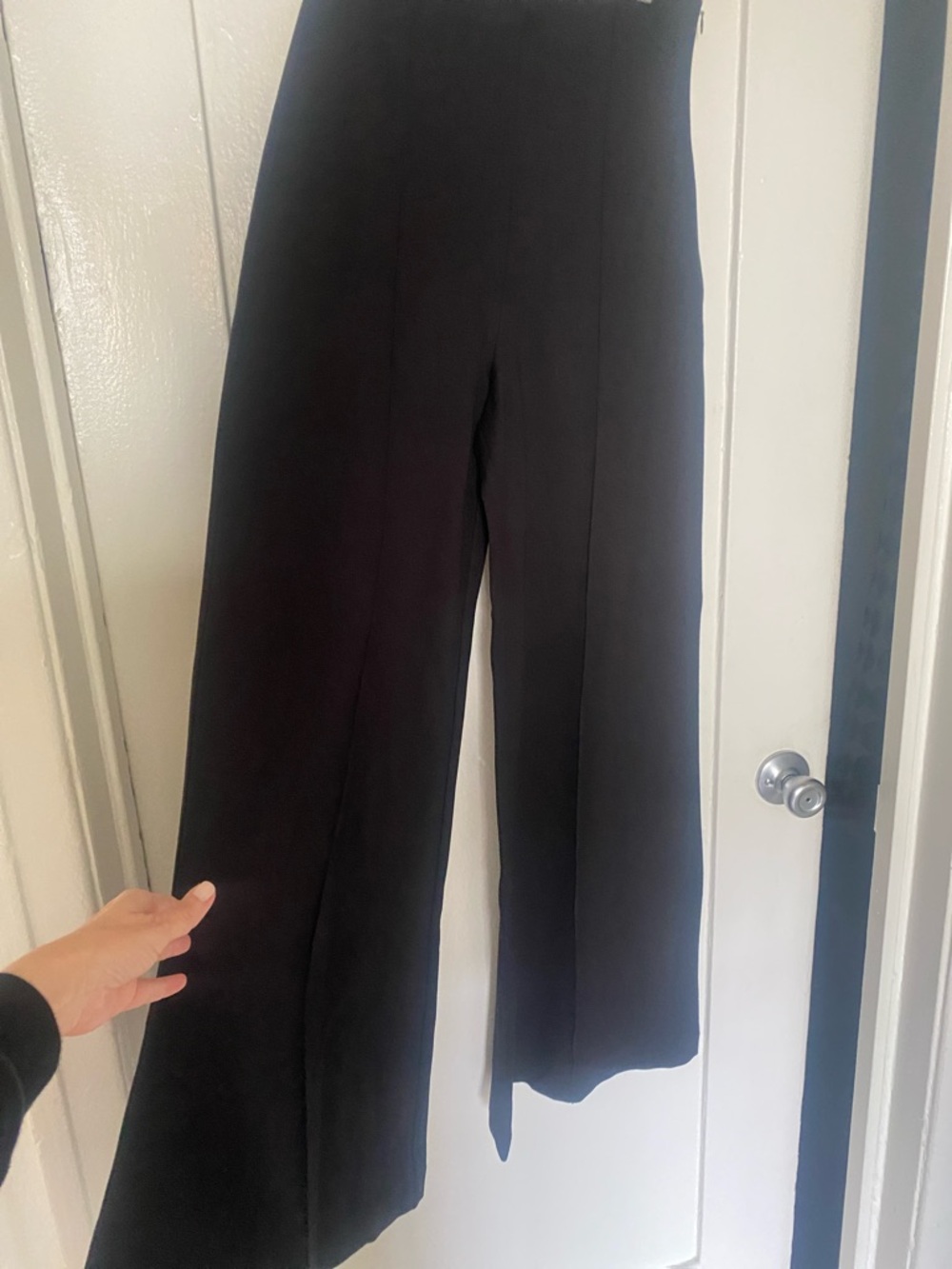 Quince Ultra-Stretch Ponte Super Wide Leg Pants